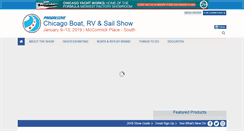 Desktop Screenshot of chicagoboatshow.com
